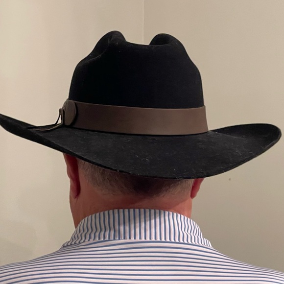 Stetson John Wayne Stageline Black 7  1/2 - Picture 2 of 16